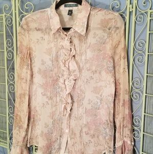 🎁Ralph Lauren Silk Blouse